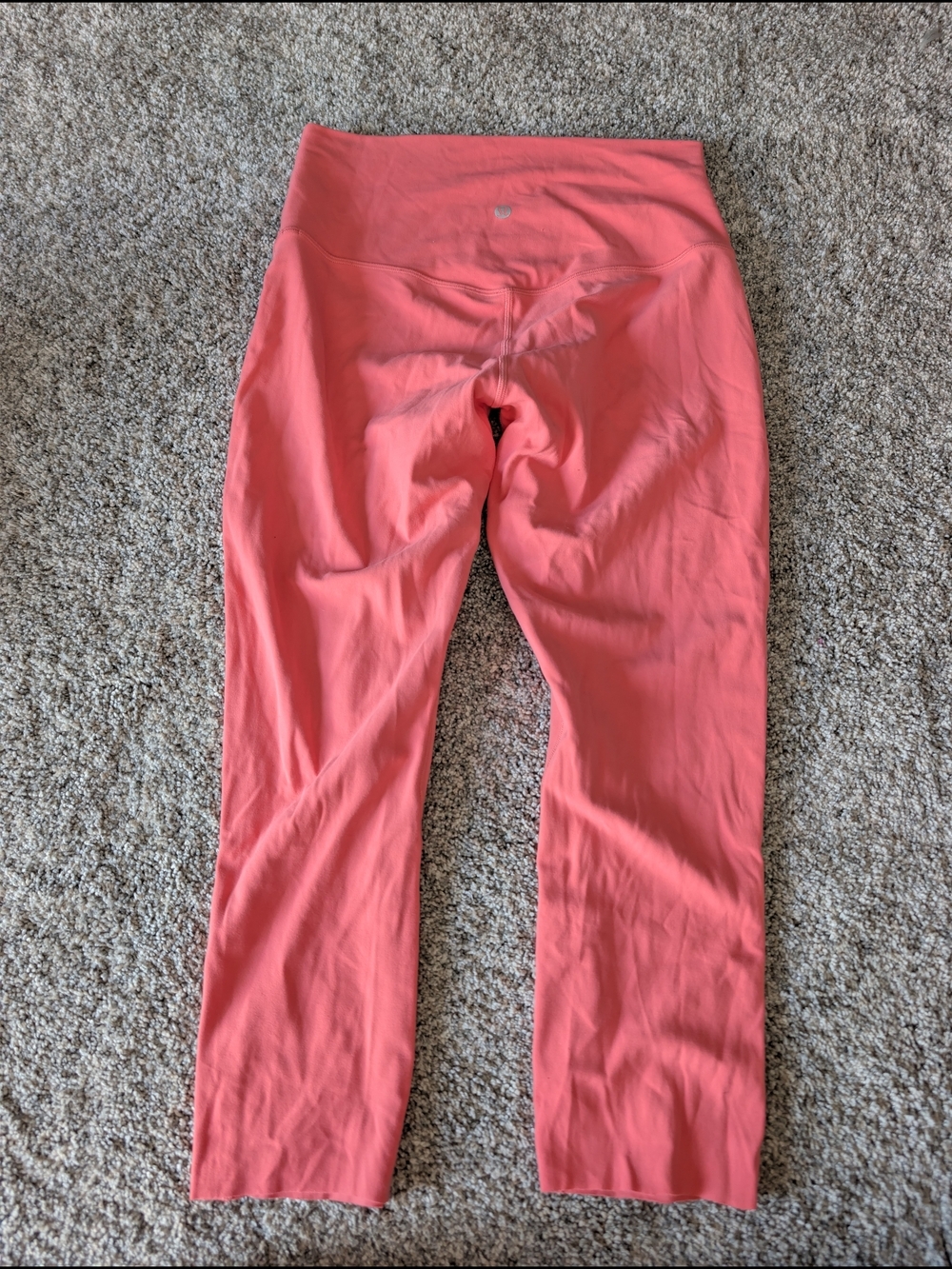 Lululemon Align High-Rise Pant Size 8 Coral Pink Nulu Yoga Leggings